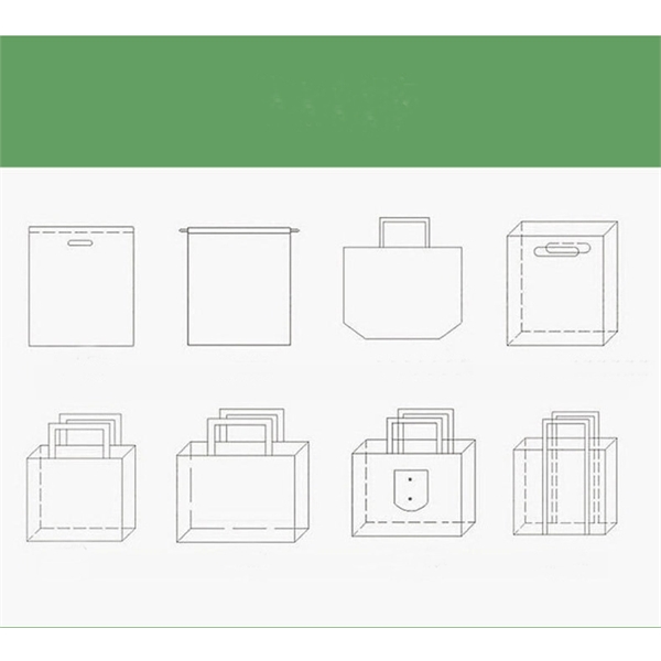 Die Cut Non-woven Handle Bag - Die Cut Non-woven Handle Bag - Image 2 of 2