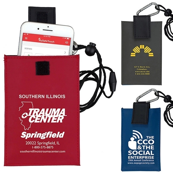 Angel Cell Phone & Id Holder Wallet With Carabiner - Angel Cell Phone & Id Holder Wallet With Carabiner - Image 0 of 2