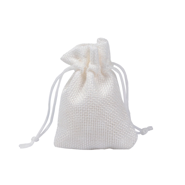 Pure Color Linen Drawstring Bag Multiple Sizes - Pure Color Linen Drawstring Bag Multiple Sizes - Image 7 of 11