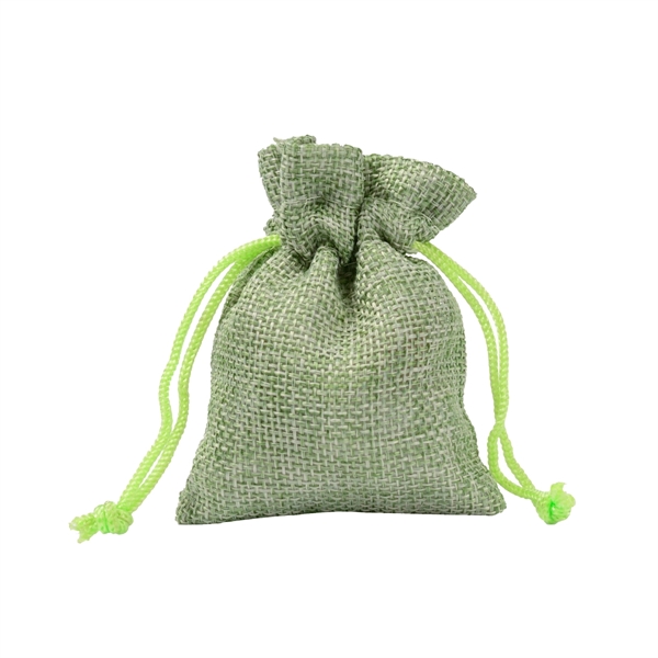 Pure Color Linen Drawstring Bag Multiple Sizes - Pure Color Linen Drawstring Bag Multiple Sizes - Image 11 of 11