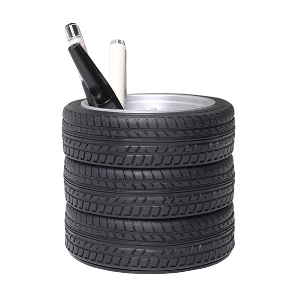 Imitation Tire-Shaped Pen Holder - Imitation Tire-Shaped Pen Holder - Image 1 of 1