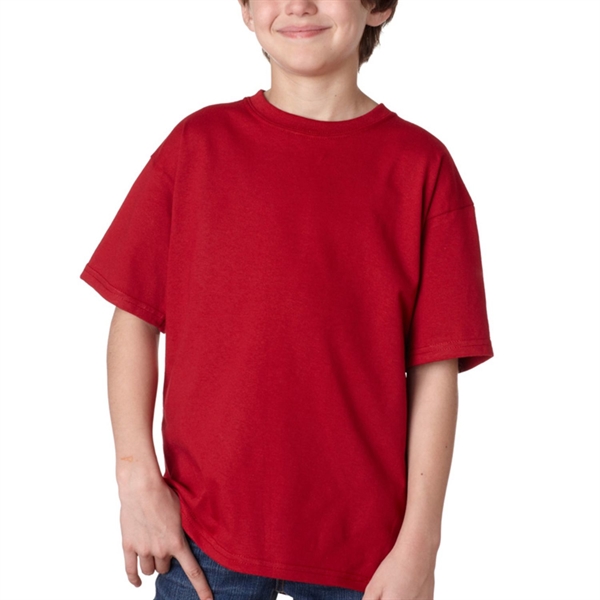 Gildan 6.1 oz 100% Preshrunk Cotton Youth T-Shirt w/ Custom - Gildan 6.1 oz 100% Preshrunk Cotton Youth T-Shirt w/ Custom - Image 4 of 35