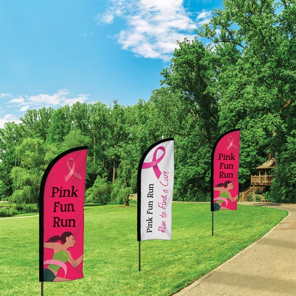 6' Double Sided Portable Half Drop Banner w/ Hardware Set - 6' Double Sided Portable Half Drop Banner w/ Hardware Set - Image 11 of 12
