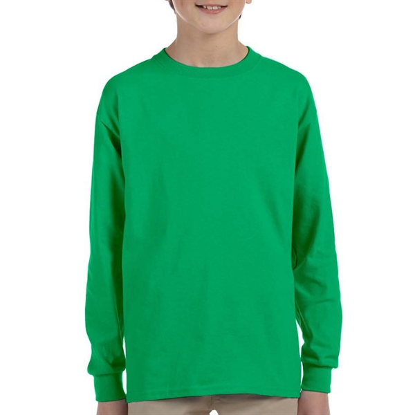 Gildan 6.1 oz 100% Preshrunk Youth Long Sleeve T-Shirt - Gildan 6.1 oz 100% Preshrunk Youth Long Sleeve T-Shirt - Image 5 of 16