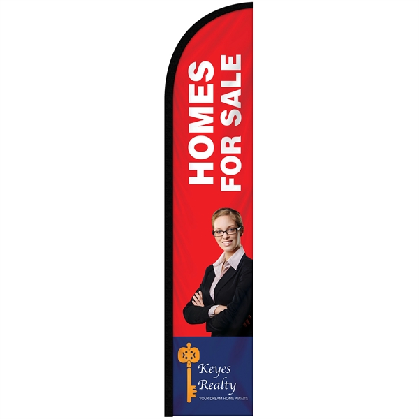 10' Double Sided Custom Portable Half Drop Banners - 10' Double Sided Custom Portable Half Drop Banners - Image 1 of 10