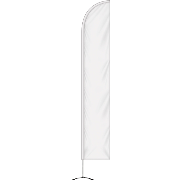 12' Double Sided Half Drop Banner w/ Premium Hardware & Base - 12' Double Sided Half Drop Banner w/ Premium Hardware & Base - Image 2 of 15