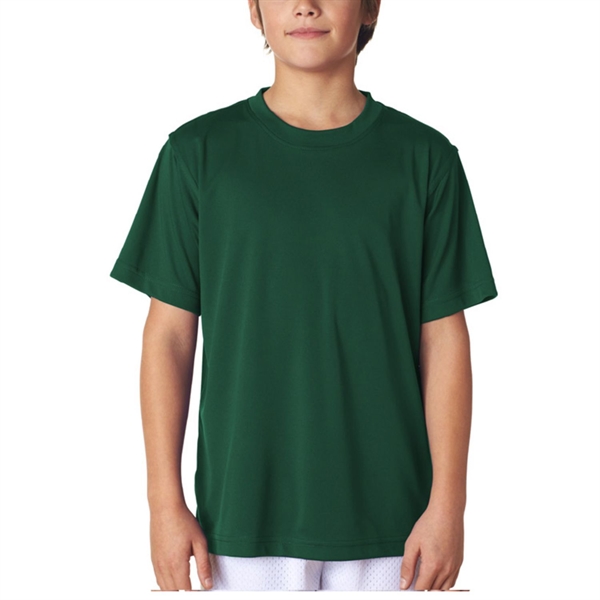 UltraClub 4 oz 100% Micro-Polyester Youth  T-Shirt