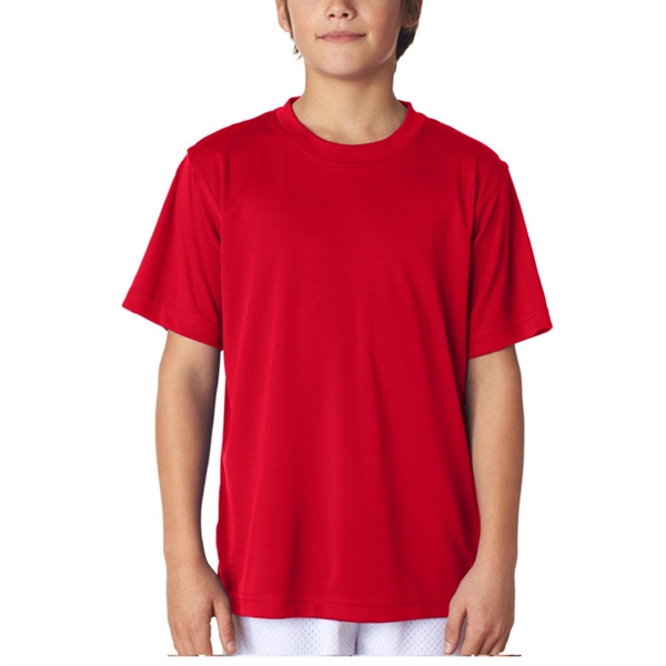 UltraClub 4 oz 100% Micro-Polyester Youth  T-Shirt