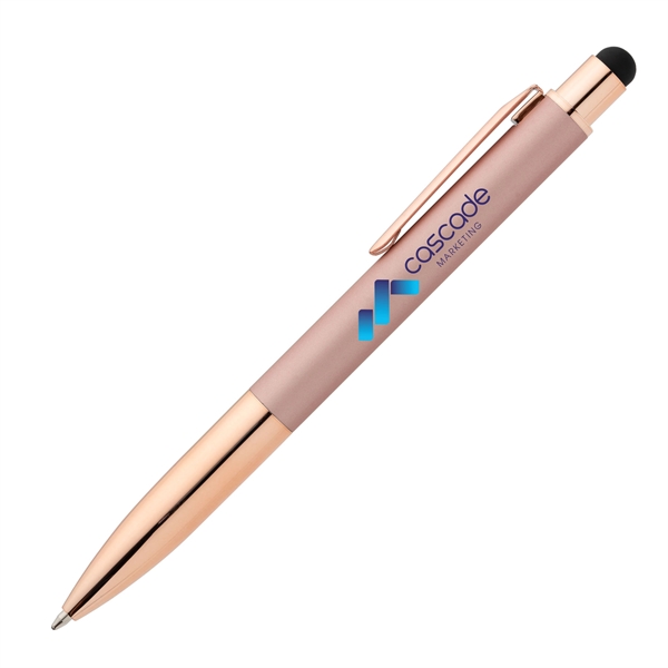 Baltic Softy Rose Gold Pen w/ Stylus - ColorJet - Baltic Softy Rose Gold Pen w/ Stylus - ColorJet - Image 3 of 4