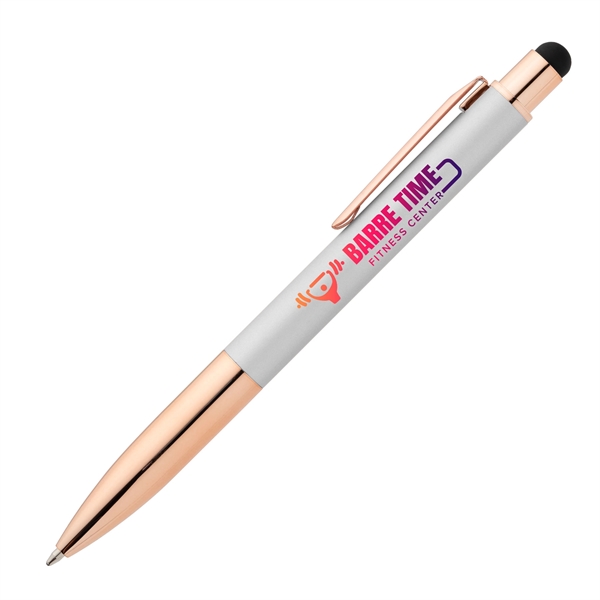 Baltic Softy Rose Gold Pen w/ Stylus - ColorJet - Baltic Softy Rose Gold Pen w/ Stylus - ColorJet - Image 4 of 4