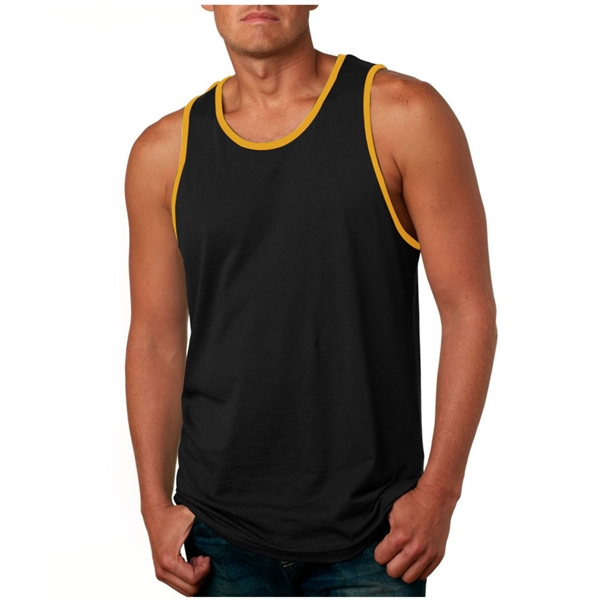 Next Level 4.3 oz. 100% Combed Cotton Men's Jersey Tank Tops - Next Level 4.3 oz. 100% Combed Cotton Men's Jersey Tank Tops - Image 3 of 20