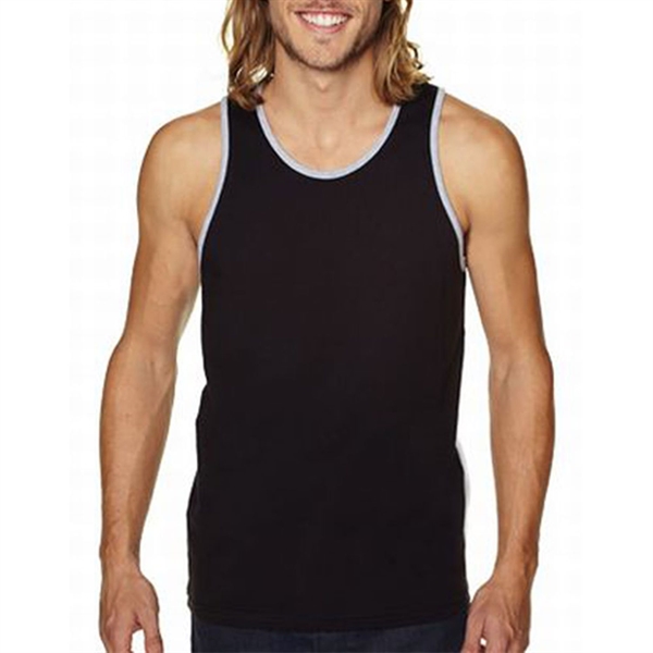 Next Level 4.3 oz. 100% Combed Cotton Men's Jersey Tank Tops - Next Level 4.3 oz. 100% Combed Cotton Men's Jersey Tank Tops - Image 4 of 20