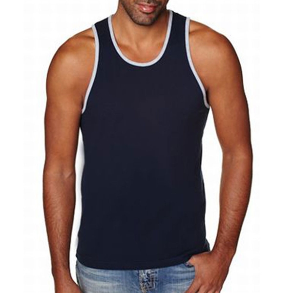 Next Level 4.3 oz. 100% Combed Cotton Men's Jersey Tank Tops - Next Level 4.3 oz. 100% Combed Cotton Men's Jersey Tank Tops - Image 12 of 20