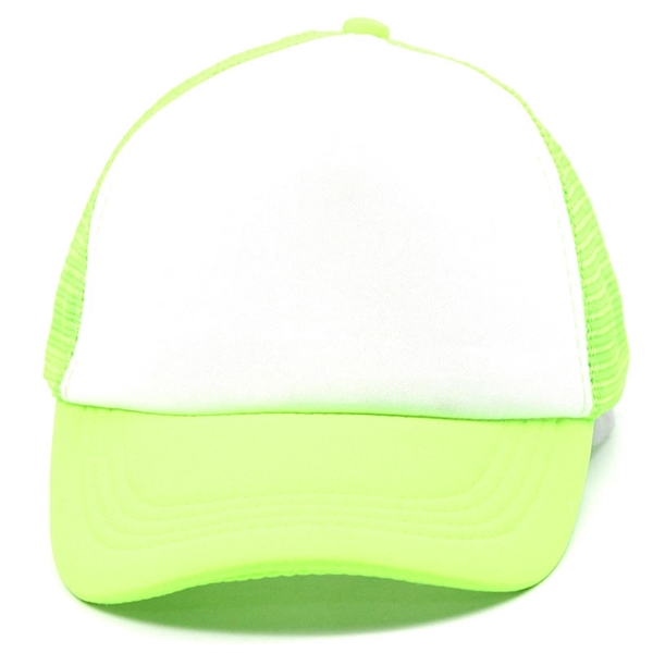Custom Kids Mesh Back Baseball Cap & Children Trucker Hat - Custom Kids Mesh Back Baseball Cap & Children Trucker Hat - Image 7 of 17