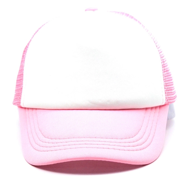 Custom Kids Mesh Back Baseball Cap & Children Trucker Hat - Custom Kids Mesh Back Baseball Cap & Children Trucker Hat - Image 9 of 17