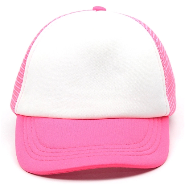 Custom Kids Mesh Back Baseball Cap & Children Trucker Hat - Custom Kids Mesh Back Baseball Cap & Children Trucker Hat - Image 12 of 17