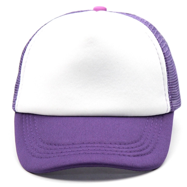 Custom Kids Mesh Back Baseball Cap & Children Trucker Hat - Custom Kids Mesh Back Baseball Cap & Children Trucker Hat - Image 13 of 17