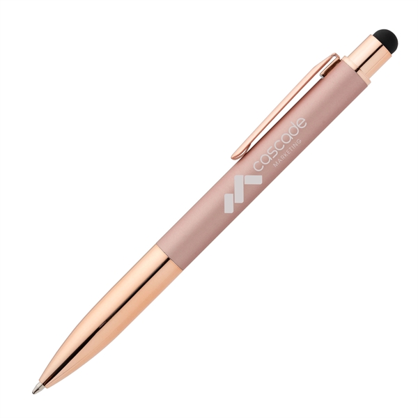Custom Baltic Softy Rose Gold Pen w/ Stylus