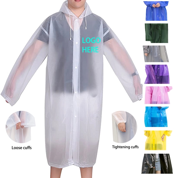 Eva Rain Poncho Reusable Raincoat - Eva Rain Poncho Reusable Raincoat - Image 0 of 2