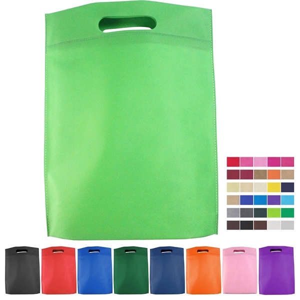 Die Cut Non-Woven Promo Tote Bag - Die Cut Non-Woven Promo Tote Bag - Image 0 of 4