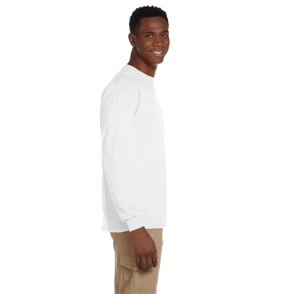 Gildan Adult Ultra Cotton® Long-Sleeve Pocket T-Shirt - Gildan Adult Ultra Cotton® Long-Sleeve Pocket T-Shirt - Image 1 of 48