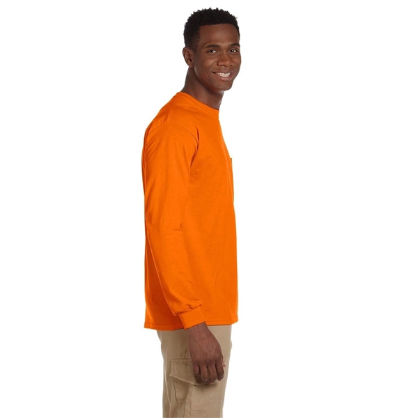 Gildan Adult Ultra Cotton® Long-Sleeve Pocket T-Shirt - Gildan Adult Ultra Cotton® Long-Sleeve Pocket T-Shirt - Image 13 of 48