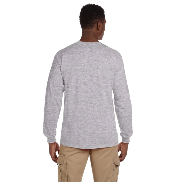 Gildan Adult Ultra Cotton® Long-Sleeve Pocket T-Shirt - Gildan Adult Ultra Cotton® Long-Sleeve Pocket T-Shirt - Image 17 of 48