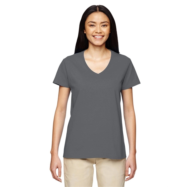 Gildan Ladies' Heavy Cotton™ V-Neck T-Shirt - Gildan Ladies' Heavy Cotton™ V-Neck T-Shirt - Image 15 of 109