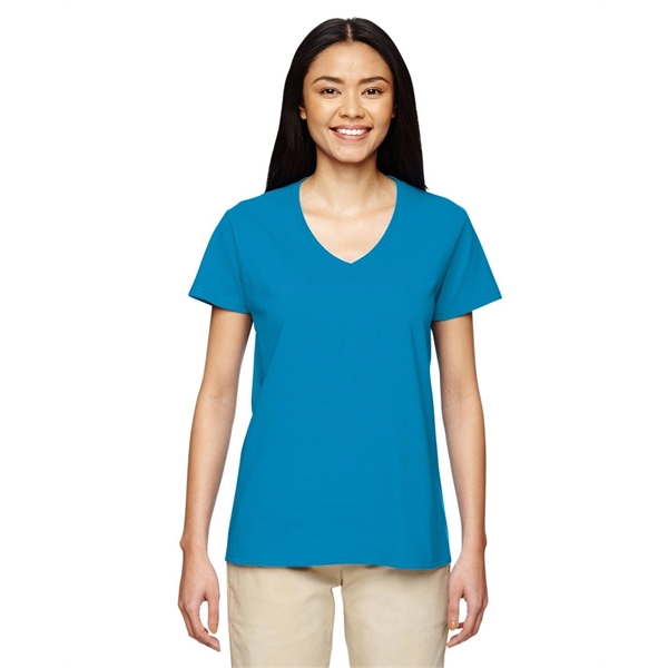 Gildan Ladies' Heavy Cotton™ V-Neck T-Shirt - Gildan Ladies' Heavy Cotton™ V-Neck T-Shirt - Image 18 of 109