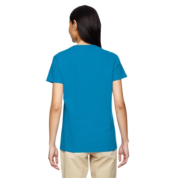 Gildan Ladies' Heavy Cotton™ V-Neck T-Shirt - Gildan Ladies' Heavy Cotton™ V-Neck T-Shirt - Image 20 of 109