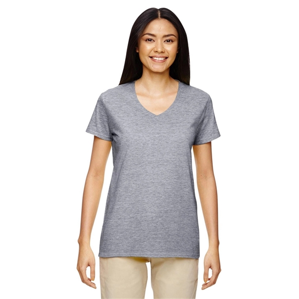 Gildan Ladies' Heavy Cotton™ V-Neck T-Shirt - Gildan Ladies' Heavy Cotton™ V-Neck T-Shirt - Image 40 of 109