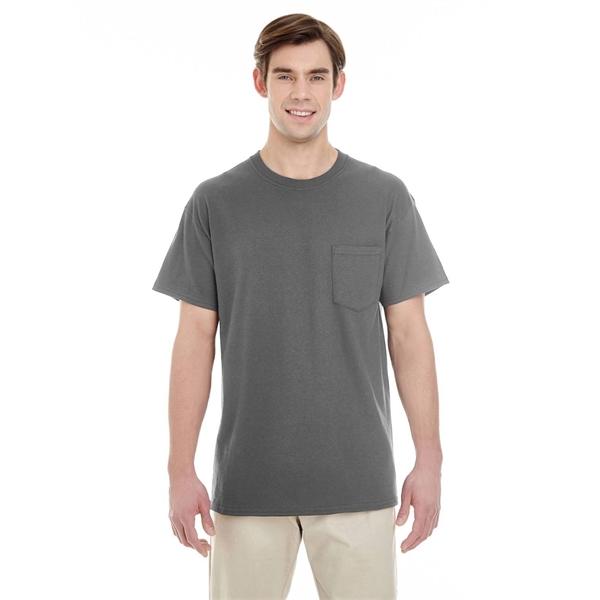 Gildan Unisex Heavy Cotton Pocket T-Shirt - Gildan Unisex Heavy Cotton Pocket T-Shirt - Image 6 of 76