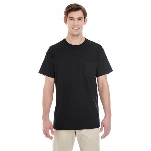 Gildan Unisex Heavy Cotton Pocket T-Shirt - Gildan Unisex Heavy Cotton Pocket T-Shirt - Image 12 of 76