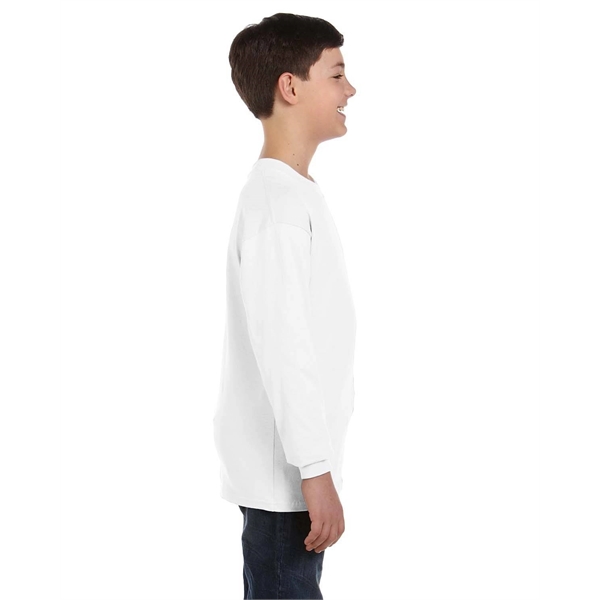 Gildan Youth Heavy Cotton™ Long-Sleeve T-Shirt - Gildan Youth Heavy Cotton™ Long-Sleeve T-Shirt - Image 2 of 92