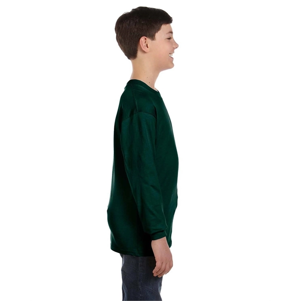 Gildan Youth Heavy Cotton™ Long-Sleeve T-Shirt - Gildan Youth Heavy Cotton™ Long-Sleeve T-Shirt - Image 4 of 92