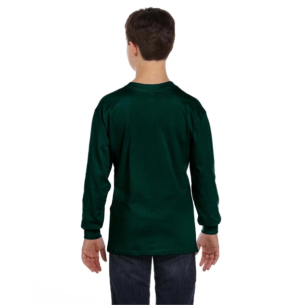 Gildan Youth Heavy Cotton™ Long-Sleeve T-Shirt - Gildan Youth Heavy Cotton™ Long-Sleeve T-Shirt - Image 5 of 92