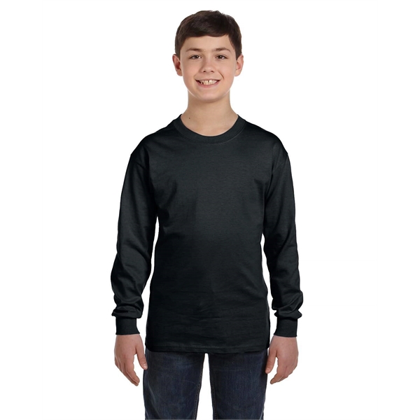 Gildan Youth Heavy Cotton™ Long-Sleeve T-Shirt - Gildan Youth Heavy Cotton™ Long-Sleeve T-Shirt - Image 6 of 92