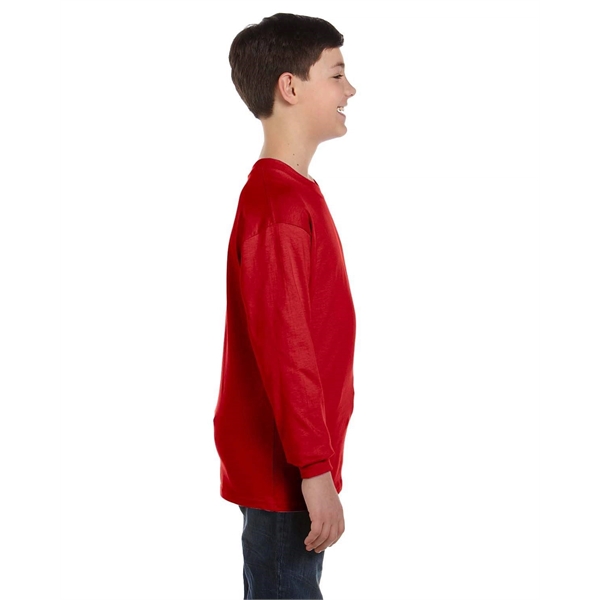 Gildan Youth Heavy Cotton™ Long-Sleeve T-Shirt - Gildan Youth Heavy Cotton™ Long-Sleeve T-Shirt - Image 10 of 92