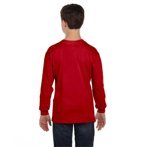 Gildan Youth Heavy Cotton™ Long-Sleeve T-Shirt - Gildan Youth Heavy Cotton™ Long-Sleeve T-Shirt - Image 11 of 92