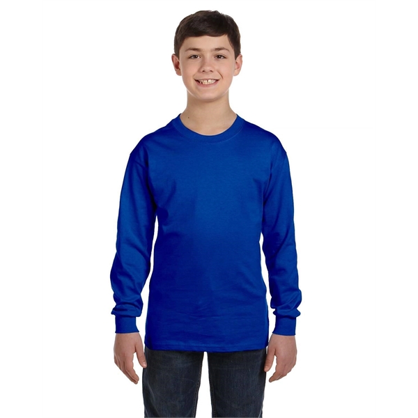 Gildan Youth Heavy Cotton™ Long-Sleeve T-Shirt - Gildan Youth Heavy Cotton™ Long-Sleeve T-Shirt - Image 12 of 92