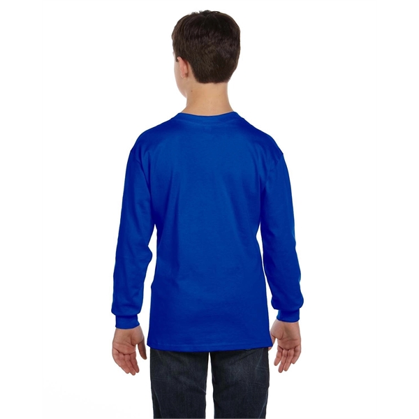 Gildan Youth Heavy Cotton™ Long-Sleeve T-Shirt - Gildan Youth Heavy Cotton™ Long-Sleeve T-Shirt - Image 14 of 92