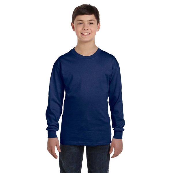 Gildan Youth Heavy Cotton™ Long-Sleeve T-Shirt - Gildan Youth Heavy Cotton™ Long-Sleeve T-Shirt - Image 15 of 92