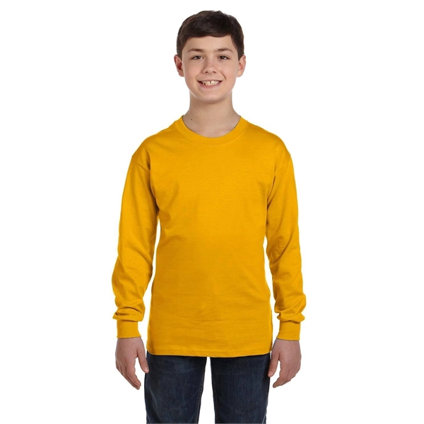 Gildan Youth Heavy Cotton™ Long-Sleeve T-Shirt - Gildan Youth Heavy Cotton™ Long-Sleeve T-Shirt - Image 18 of 92