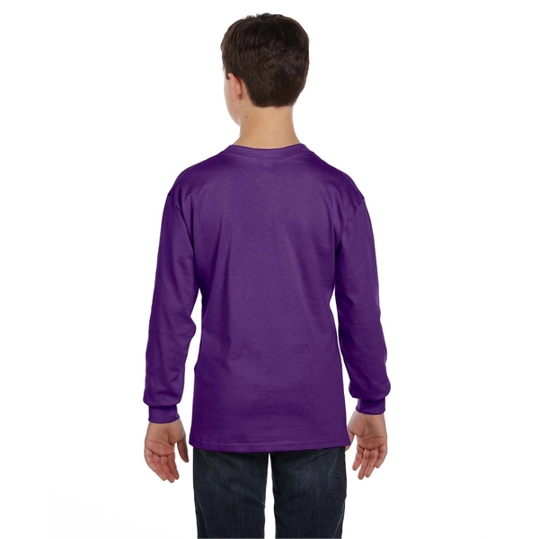 Gildan Youth Heavy Cotton™ Long-Sleeve T-Shirt - Gildan Youth Heavy Cotton™ Long-Sleeve T-Shirt - Image 23 of 92