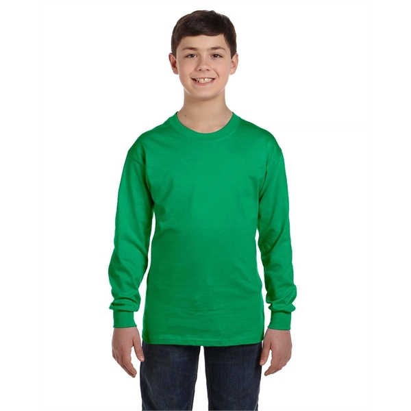 Gildan Youth Heavy Cotton™ Long-Sleeve T-Shirt - Gildan Youth Heavy Cotton™ Long-Sleeve T-Shirt - Image 27 of 92