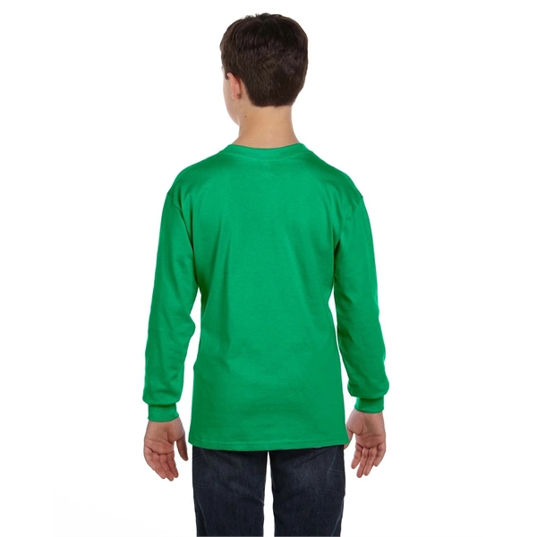 Gildan Youth Heavy Cotton™ Long-Sleeve T-Shirt - Gildan Youth Heavy Cotton™ Long-Sleeve T-Shirt - Image 29 of 92