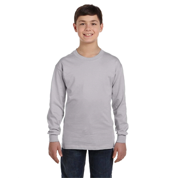 Gildan Youth Heavy Cotton™ Long-Sleeve T-Shirt - Gildan Youth Heavy Cotton™ Long-Sleeve T-Shirt - Image 30 of 92