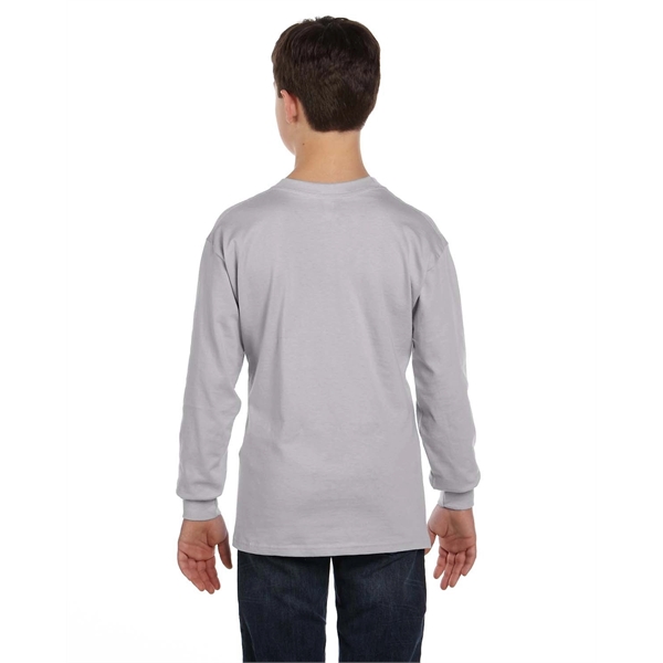 Gildan Youth Heavy Cotton™ Long-Sleeve T-Shirt - Gildan Youth Heavy Cotton™ Long-Sleeve T-Shirt - Image 32 of 92