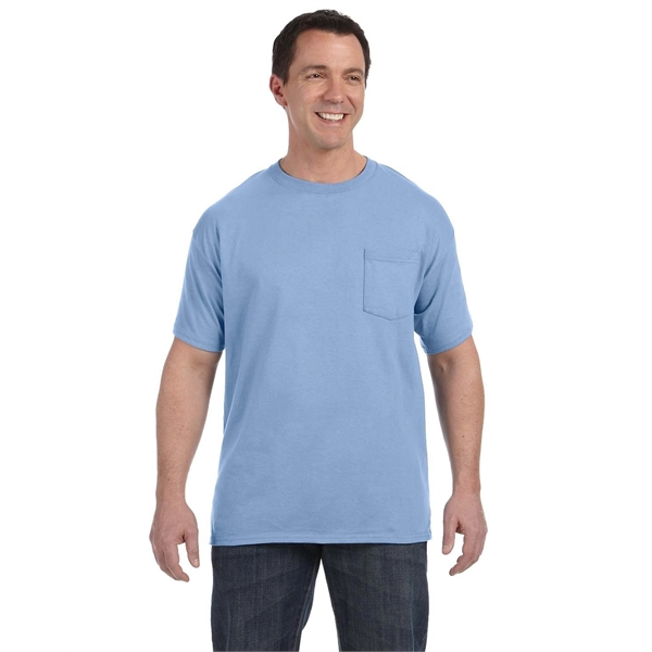 Hanes Men's Authentic-T Pocket T-Shirt - Hanes Men's Authentic-T Pocket T-Shirt - Image 3 of 107