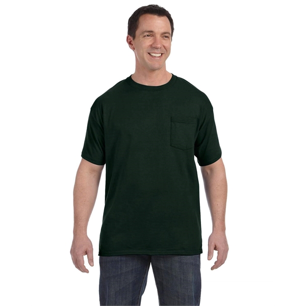 Hanes Men's Authentic-T Pocket T-Shirt - Hanes Men's Authentic-T Pocket T-Shirt - Image 18 of 107